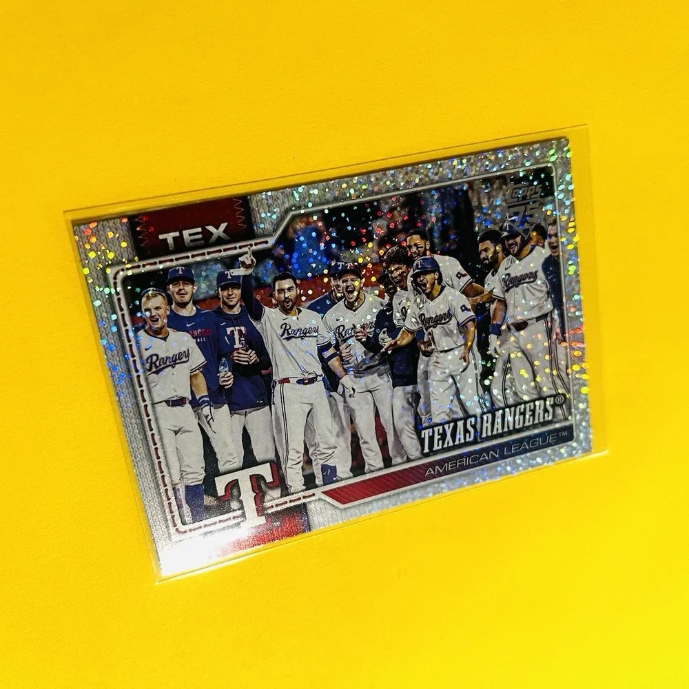2026 Topps Series 1 Celebration Texas Rangers #258 Confetti Foil Team Card‎